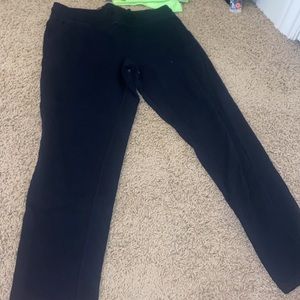 Black loose sweatpants